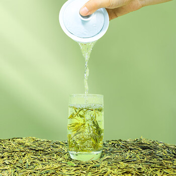 西湖牌2025新茶上市绿茶龙井茶叶 雨前珍稀老茶树双罐装共100g春茶