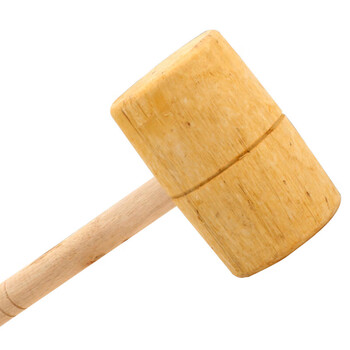 海斯迪克 木榔头 木工锤大木槌 手工锤木柄大木锤 中号加大 2个装