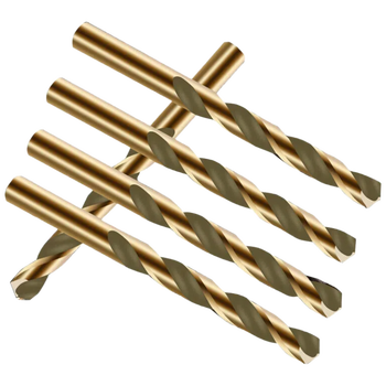 研然M43含钴高速钢麻花钻头不锈钢金属塑料打孔开孔钻【6MM*5支】