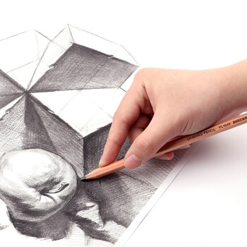 宝克（BAOKE）PL1648 办公绘图铅笔 素描铅笔美术写生铅笔 多灰度 8B 12支