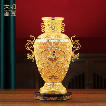 古董铜花瓶出手型号规格- 京东