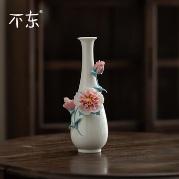 手捏陶瓷花瓶- 京东