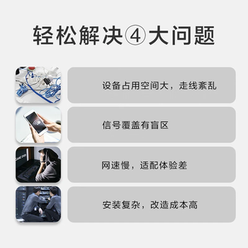 华为全屋WiFi6套装4双网口86面板AP+8口交换机 无线千兆一拖四家用ac+ap路由器组网 企业级AP162E网络