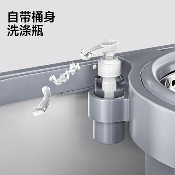 五月花旋转拖把2拖布家用一拖净免手洗2025省力带桶拖地神器