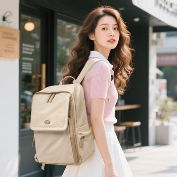 高尔夫（GOLF）双肩背包女电脑包14/16英寸笔记本包华为出差旅行学生书包大容量