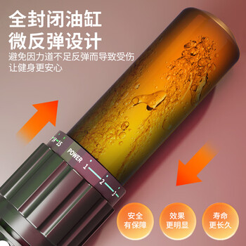 PROIRON普力艾 液压臂力器10~200公斤可调节臂力棒握力棒男士练胸肌器材 