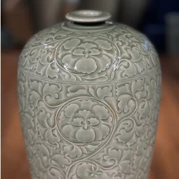 中国古美術品、耀州窑刻花鳥小口四系花瓶、 史上最贵的30件耀州窑瓷器：最高504万，最低46万收藏资讯|艺术家|书画