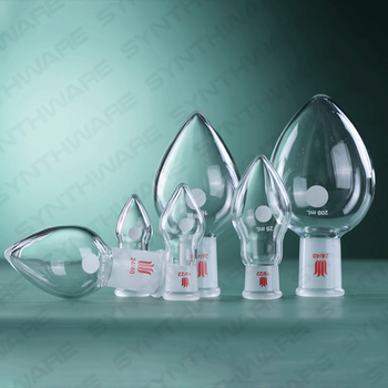 欣维尔 厚壁鸡心烧瓶梨形瓶高硼硅实验室器材高强度离心瓶旋蒸瓶鸡心玻璃瓶 100ml F329100L 欣维尔 厚壁鸡心烧瓶梨形瓶高硼硅实验室器材高强度离心瓶旋蒸瓶鸡心玻璃瓶 100ml F329100L