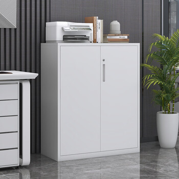 洛克菲勒办公柜子矮柜储物柜档案柜铁开门加厚文件柜铁皮柜高1090宽900