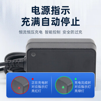 佰达特 锂电池充电器3.7V4.2V12VXH2.54PH2.0SM2.54充电线 8.4V 8.4V 1A充电器DC头转【PH2.0红黑】【3个】