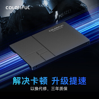 七彩虹（Colorful）250GB SSD固态硬盘 SATA3.0接口 SL500系列