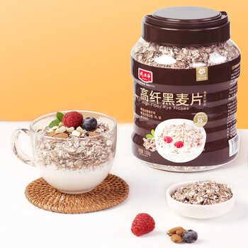 精力沛高纤黑麦片1030g/罐 营养低脂肪高蛋白代餐健身即食燕麦无加蔗糖 精力沛高纤黑麦片1030g/罐 营养低脂肪高蛋白代餐健身即食燕麦无加蔗糖