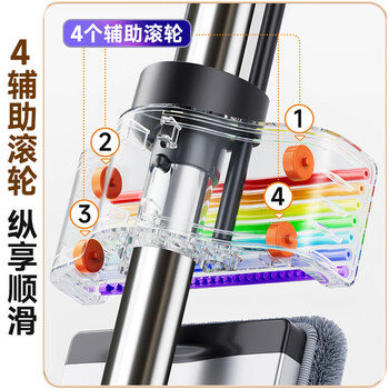 佳帮手平板拖把50cm4布家用一拖净免手洗2026铝合金洗拖地神器体墩拖布