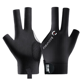 准度防滑台球手套透气舒适吸汗三指手套打桌球手套左手款