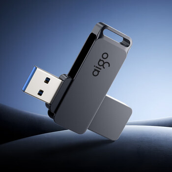 AIGO爱国者 高速闪存盘 64GB 读速220MB/s USB3.2向下兼容 迷你优盘大容量360°旋转防护 G32