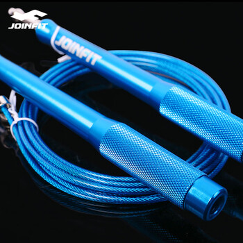 捷英飞（JOINFIT）钢丝跳绳成人跳绳竞速减肥专用比赛绳 浅蓝色 J.T.073D-J