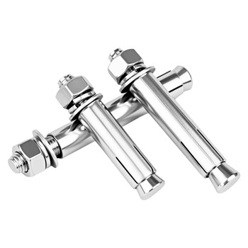 华臂 不锈钢膨胀螺丝外膨胀螺栓镀锌拉爆炸螺钉大全国标 304膨胀丝r 10*70(5个) 华臂 不锈钢膨胀螺丝外膨胀螺栓镀锌拉爆炸螺钉大全国标 304膨胀丝r 10*70(5个)