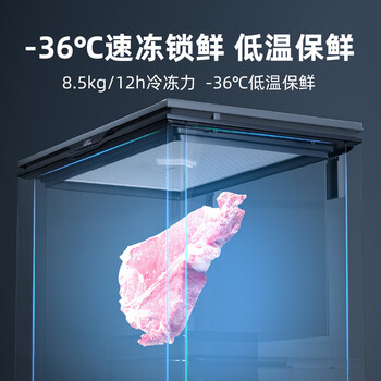 星星（XINGX）100L单温家用小型冰柜 大容量减霜保鲜净味节能一级能效冰箱冷藏冷冻两用冷柜BD/BC-100KE