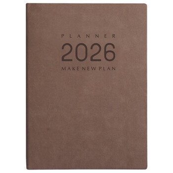 朗捷2026年日程本b5大号计划本365天日历记事本一天一页效率手册年历本子可定制