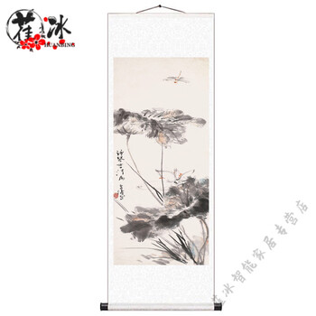 张大千荷花价格报价行情- 京东