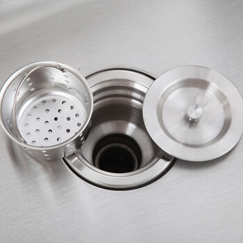 水槽漏斗下水器盖子过滤提篮洗菜盆塞子洗碗池提笼水池堵水盖配件 110