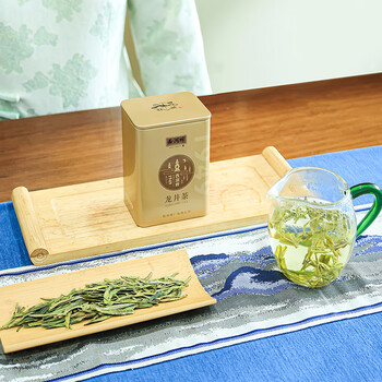 西湖牌2025新茶上市绿茶龙井茶叶 雨前珍稀老茶树双罐装共100g春茶