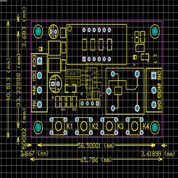 凯元达电器过流过载保护板互感器YF-1724V带壳+互感器（0-5A）