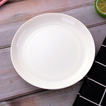 创意餐具小盘子吐骨碟6家用塑料吐骨头小碟子小菜碟骨盘碟渣盘m 纯净