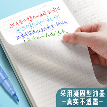 金值 12色金属秀秀笔 贺卡鎏金彩绘记号笔高光闪光珠光手帐笔水彩亮片diy双头荧光秀丽笔彩色油漆笔
