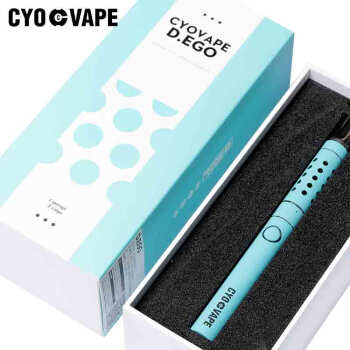 CYOVAPE电子烟 设备 D款单支 湖水绿套盒 650mah 短款（易上手）