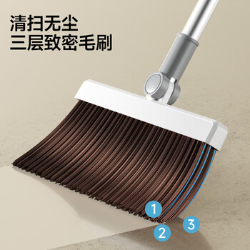 五月花扫把簸箕两件套磁吸款家用双梳齿扫帚扫地可折叠清理毛发 五月花扫把簸箕两件套磁吸款家用双梳齿扫帚扫地可折叠清理毛发