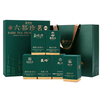 京觅六都珍茗特级绿茶礼盒300g2025新茶西湖龙井信阳毛尖茶叶礼盒送人 京觅六都珍茗特级绿茶礼盒300g2025新茶西湖龙井信阳毛尖茶叶礼盒送人