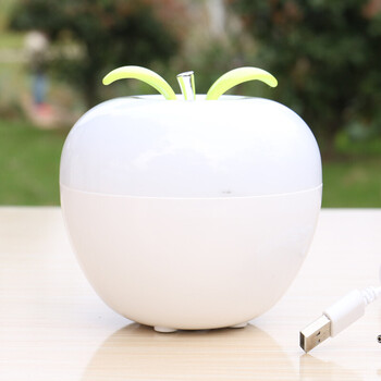 吹控可爱苹果卧室床头灯小夜灯led氛围灯七彩变色调光usb充电礼品