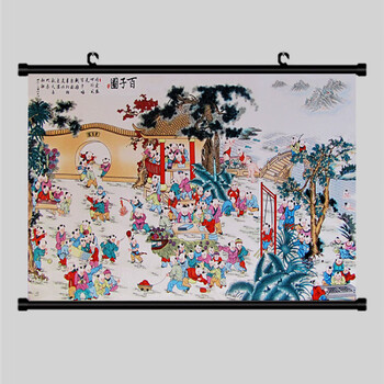 国画百子图品牌及商品- 京东