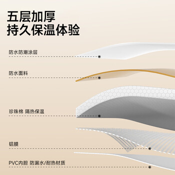 五月花泡脚袋加深38cm*1只装过小腿便携洗脚保温泡脚桶宿舍深桶足浴神器