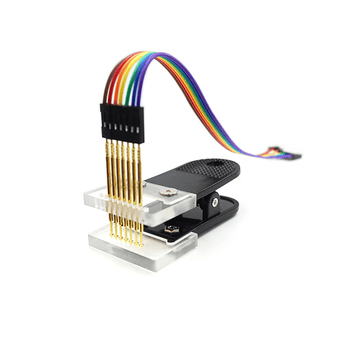 正鑫远 烧录探针夹2.0/2.54mmSTM32调试下载程序PCB量产多规格治具夹具 蓝色;单排;2P;2。0mm
