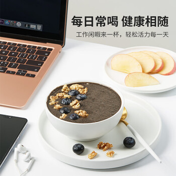 谷旗 核桃芝麻黑豆粉550g 桑葚核桃黑豆芝麻糊即食冲饮谷物早餐代餐粉 谷旗 核桃芝麻黑豆粉550g 桑葚核桃黑豆芝麻糊即食冲饮谷物早餐代餐粉