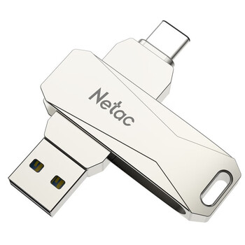朗科 U盘 64G USB3.0 Type-C双接口 金属优盘360°旋转设计移动数据存储手机电脑 G473