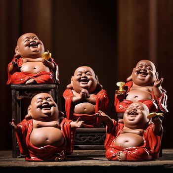 禅意笑佛图片- 京东