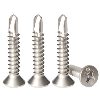 大和410不锈钢十字沉头自攻自钻螺丝 十字平头钻尾燕尾螺丝钉大全十字沉头燕尾丝 4.2*25(50个) 大和410不锈钢十字沉头自攻自钻螺丝 十字平头钻尾燕尾螺丝钉大全十字沉头燕尾丝 4.2*25(50个)