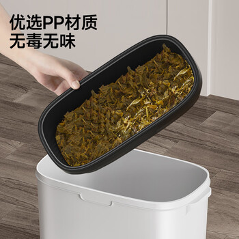 五月花茶水桶手提14L干湿分离垃圾桶废水桶滤茶桶茶渣茶叶泡茶水桶