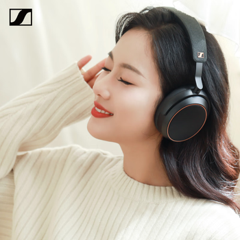 森海塞尔（Sennheiser）MOMENTUM 4 无线耳机 大馒头4特别设计版 蓝牙头戴耳机 主动降噪 曜金黑 礼物