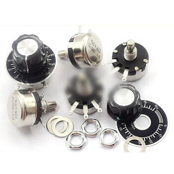 佰达特 WX110 010单圈线绕电位器470R/1K/2.2K/4.7K/6.8K/10K/22K/1W WX110(010) 6.8K（9个）