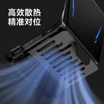 Brateck北弧 笔记本支架 笔记本电脑支架 电脑桌支架 电脑支架 显示器支架增高架托架 E350二代黑+APE40黑