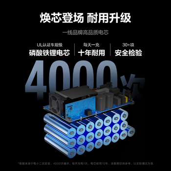电小二【超轻1度电】快充户外电源1500W大功率大容量220V移动电源车载充电宝露营应急储能电池1000Pro2