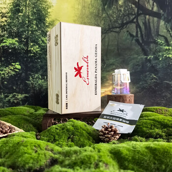 来美咖挂耳咖啡粉 翡翠庄园绿标瑰夏挂耳黑咖啡礼盒含10g*16片 清雅花香