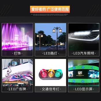 ZAVE LED灯珠发光二极管 3mm 24种盒装