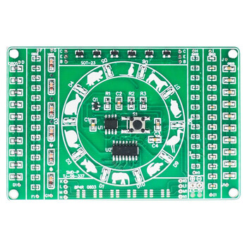 伍陆电子 贴片元件焊接练习板套件电子工艺STM技能教学实训电工电路板DIY 240只元件SMT技能训练