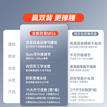 西昊M56二代 人体工学椅办公椅电脑电竞椅子人工力学座椅学习 西昊M56二代 人体工学椅办公椅电脑电竞椅子人工力学座椅学习