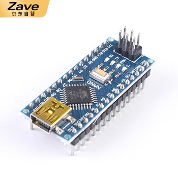 ZAVE 适用于arduino nano uno开发板套件 TYPEC接口 168P芯片 焊排针+线 ZAVE 适用于arduino nano uno开发板套件 TYPEC接口 168P芯片 焊排针+线